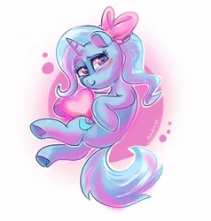 Size: 1098x1152 | Tagged: safe, artist:avui, derpibooru import, trixie, unicorn, heart, horn, image, jpeg, simple background, solo