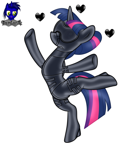 Size: 3840x4154 | Tagged: safe, alternate version, artist:damlanil, derpibooru import, twilight sparkle, twilight sparkle (alicorn), alicorn, pony, alternate hairstyle, bdsm, belly, belly button, bipedal, blindfold, bodysuit, bondage, bondage mask, boots, bound wings, catsuit, clothes, collar, corset, cute, female, floating heart, gag, gimp suit, heart, high heels, hood, horn, image, latex, latex boots, latex heart, latex suit, looking at you, mare, mask, muzzle gag, png, raised hoof, rubber, shiny, shoes, show accurate, simple background, solo, standing, standing on one leg, stretching, suit, transparent background, vector, wings