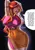 Size: 1527x2160 | Tagged: suggestive, alternate version, artist:nyami, derpibooru import, sunset shimmer, human, equestria girls, adult, arm behind back, arm behind head, armband, armpits, beautiful, beautiful eyes, beautiful hair, beautisexy, belt, big breasts, breasts, bunset shimmer, busty sunset shimmer, butt, clothed version, clothes, erect nipples, female, g4, green eyes, hair, hips, huge breasts, humanized, image, impossibly large breasts, jpeg, legs, legs together, light skin, lipstick, long hair, looking at you, multicolored hair, pose, reasonably sized breasts, red lipstick, sexy, skinny, skirt, solo, solo female, speech, speech bubble, stupid sexy sunset shimmer, sultry pose, talking, text, tongue out, wide hips, woman