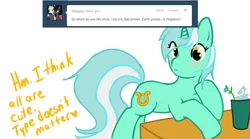 Size: 1080x600 | Tagged: safe, artist:azure-doodle, derpibooru import, lyra heartstrings, pony, image, png, sexually confused lyra, solo