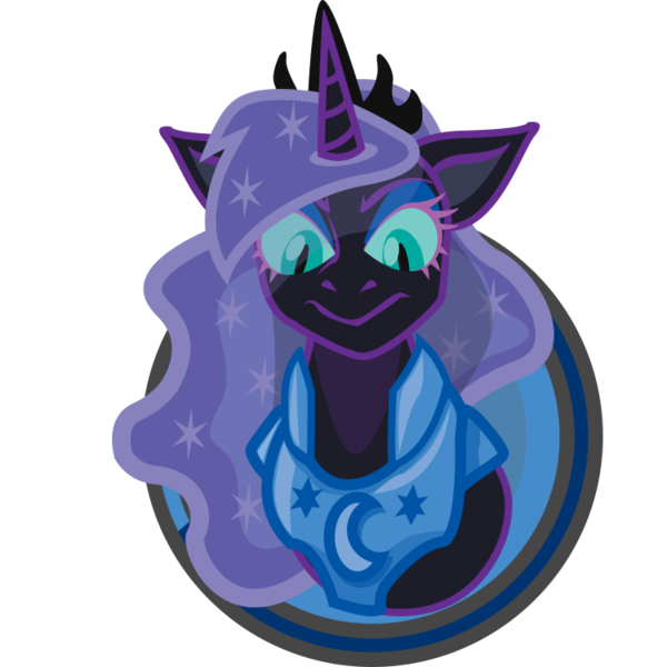 Size: 750x750 | Tagged: safe, artist:devorierdeos, derpibooru import, idw, princess luna, alicorn, reflections, spoiler:comic, bust, evil counterpart, evil luna, green eyes, image, mirror universe, png, portrait, usurper, villainous