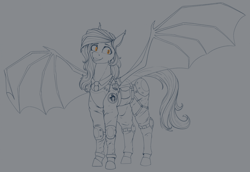 Size: 2311x1594 | Tagged: safe, artist:stray prey, derpibooru import, oc, oc:flare, unofficial characters only, bat pony, pony, bat pony oc, bat wings, image, png, solo, wings