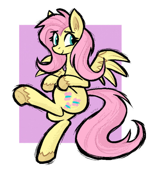 Size: 651x758 | Tagged: safe, artist:daze, derpibooru import, fluttershy, pegasus, pony, female, g4, image, mare, png, simple background, smiling, solo, spread wings, transparent background, unshorn fetlocks, wings