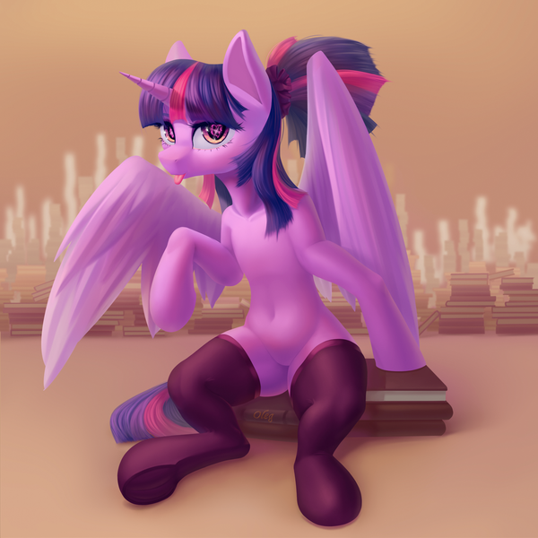 Size: 2000x2000 | Tagged: safe, artist:falses, derpibooru import, twilight sparkle, twilight sparkle (alicorn), alicorn, pony, semi-anthro, unicorn, adorasexy, bedroom eyes, belly, belly button, book, bookhorse, collarbone, cute, digital art, eyelashes, eyes open, female, high res, horn, human shoulders, humanoid torso, image, legs, lineless, looking at you, mare, png, ribcage, sexy, shading, solo, spread legs, spreading, tail, thighs, twiabetes, wide hips