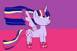 Size: 1848x1231 | Tagged: safe, artist:dianarp1990, derpibooru import, twilight sparkle, twilight sparkle (alicorn), alicorn, pony, twilight's kingdom, female, g4, image, png, rainbow power, solo