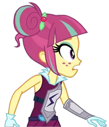 Size: 1147x1327 | Tagged: safe, derpibooru import, edit, edited screencap, screencap, sour sweet, human, equestria girls, background removed, expression, g4, image, png, shadowbolts, simple background, solo, transparent background