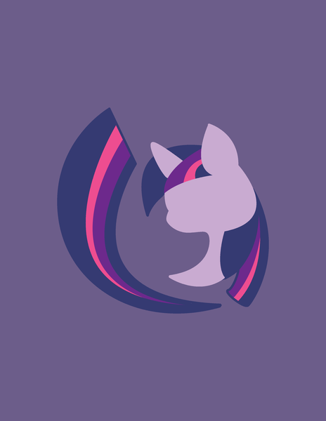 Size: 2550x3300 | Tagged: safe, artist:kinokashi, edit, part of a set, ponerpics import, twilight sparkle, pony, unicorn, emblem of harmony, female, image, mare, minimalist, modern art, png, solo, unicorn twilight, watermark removal