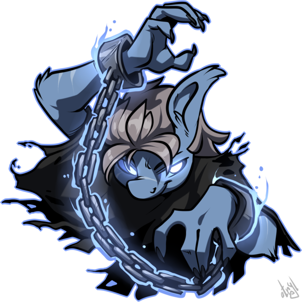 Size: 2516x2522 | Tagged: safe, artist:atryl, derpibooru import, oc, unofficial characters only, anthro, earth pony, bust, chains, commission, cuffs, digital art, glow, glowing eyes, halloween, handcuffed, high res, holiday, image, long nails, male, png, simple background, smiling, solo, transparent background