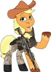 Size: 1183x1649 | Tagged: safe, artist:edy_january, artist:prixy05, derpibooru import, edit, part of a set, vector edit, applejack, earth pony, pony, g5, applejack's hat, armor, assault rifle, belt, body armor, boots, call of duty, call of duty: warzone, camouflage, clothes, colonel.aj, combat knife, cowboy hat, g4, g4 to g5, generation leap, gun, handgun, hat, image, knife, marine, marines, military, military pants, military pony, military uniform, pistol, png, revolver, rifle, shirt, shoes, simple background, soldier, soldier pony, solo, special forces, tactical vest, task forces 141, transparent background, uniform, united states, vector, vest, weapon, xm7