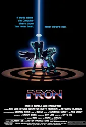 Size: 2158x3194 | Tagged: safe, derpibooru import, oc, oc:dusty feather, oc:sky line, ponified, unofficial characters only, pegasus, pony, female, image, male, mare, movie poster, png, poster, second life, stallion, tron