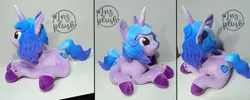 Size: 3784x1512 | Tagged: safe, derpibooru import, izzy moonbow, alicorn, anthro, earth pony, human, pegasus, pony, unicorn, g5, my little pony: pony life, spoiler:comic, spoiler:g5, horn, image, lnzz, photo, png, solo