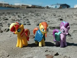 Size: 4000x3000 | Tagged: safe, artist:dingopatagonico, derpibooru import, starlight glimmer, sunburst, sunset shimmer, unicorn, argentina, horn, image, jpeg, photo, toy