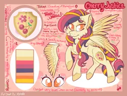 Size: 1024x768 | Tagged: safe, artist:mychelle, derpibooru import, oc, oc:cherry justice, pegasus, pony, female, image, mare, png, reference sheet, solo