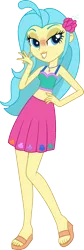 Size: 356x1056 | Tagged: safe, artist:fireluigi29, derpibooru import, edit, vector edit, princess skystar, human, equestria girls, my little pony: the movie, belly button, clothes, equestria girls-ified, female, freckles, g4, hand on hip, image, jewelry, lipstick, midriff, necklace, png, simple background, skirt, solo, toeless legwear, transparent background, vector