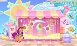 Size: 3840x2310 | Tagged: safe, derpibooru import, sunny starscout, earth pony, pony, g5, my little pony: tell your tale, spoiler:g5, spoiler:my little pony: tell your tale, spoiler:tyts02e11, background, concept art, female, image, jpeg, mare, solo