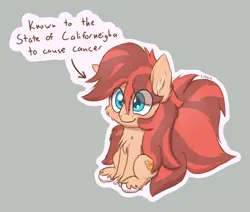 Size: 1300x1100 | Tagged: safe, artist:litrojia, derpibooru import, oc, oc:cottonwood kindle, unofficial characters only, earth pony, pony, big tail, blushing, caption, chest fluff, chibi, colored sketch, ear fluff, earth pony oc, eye clipping through hair, image, long mane, male, png, simple background, sitting, sketch, smiling, solo, stallion, tail, text