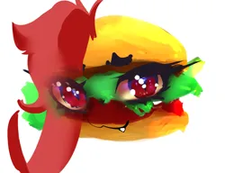 Size: 3900x3000 | Tagged: safe, derpibooru import, oc, oc:felicidae, unofficial characters only, burger, food, funny, image, meme, oc as a burger, png