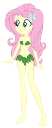 Size: 661x1610 | Tagged: safe, artist:crazybrothersstyler2, artist:invisibleink, derpibooru import, edit, fluttershy, equestria girls, belly, belly button, female, g4, image, jungle girl, outfit, outfits, png, simple background, solo, solo female, transparent background