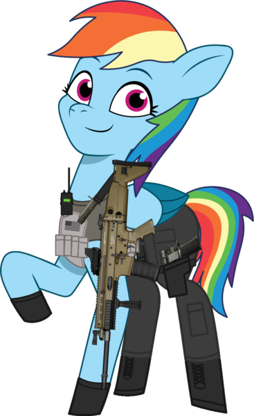 Size: 765x1250 | Tagged: safe, artist:edy_january, artist:prixy05, derpibooru import, edit, vector edit, rainbow dash, pegasus, pony, g5, my little pony: tell your tale, armor, assault rifle, body armor, boots, call of duty, call of duty: warzone, clothes, combat knife, equipment, fn scar, g4, g4 to g5, gears, generation leap, gloves, gun, handgun, image, knife, m1911, military, military pony, pistol, png, radio, rifle, scar-l, scout, shirt, shoes, simple background, soldier, soldier pony, solo, special forces, tactical, tactical vest, tanktop, task forces 141, transparent background, united states, vector, vest, weapon