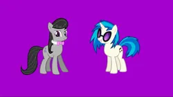 Size: 1080x603 | Tagged: safe, screencap, octavia melody, vinyl scratch, earth pony, pony, unicorn, series:mlp animation's short films, series:octavia's practice, duo, duo female, female, image, jpeg, smiling