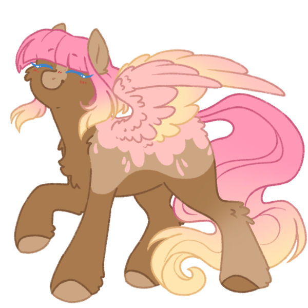 Size: 1000x1000 | Tagged: safe, artist:kazmuun, derpibooru import, oc, oc:sundae morning, pegasus, pony, female, image, mare, png, simple background, solo, transparent background