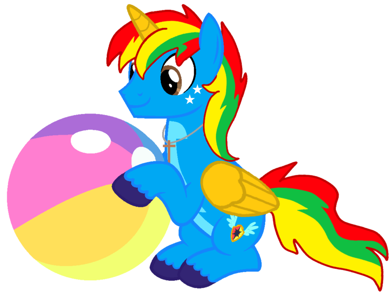 Size: 1118x846 | Tagged: safe, artist:shieldwingarmorofgod, derpibooru import, oc, oc:shield wing, unofficial characters only, alicorn, pony, alicorn oc, beach ball, horn, image, male, png, simple background, solo, transparent background, vector, wings