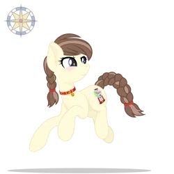 Size: 2500x2500 | Tagged: safe, artist:r4hucksake, derpibooru import, oc, oc:gumdrop smiles, earth pony, pony, blushing, female, image, mare, png, simple background, solo, transparent background