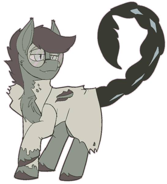 Size: 932x1024 | Tagged: safe, artist:brainiac, derpibooru import, oc, oc:doctor scorp, bat pony, pony, fallout equestria, fallout equestria:all things unequal (pathfinder), image, male, png, simple background, solo, stallion, transparent background