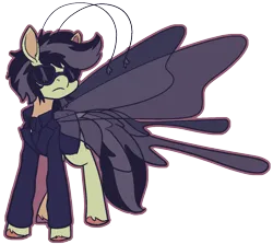 Size: 1121x999 | Tagged: safe, artist:brainiac, derpibooru import, oc, oc:shotglass, breezie, pony, fallout equestria, fallout equestria:all things unequal (pathfinder), female, image, mare, png, simple background, solo, transparent background