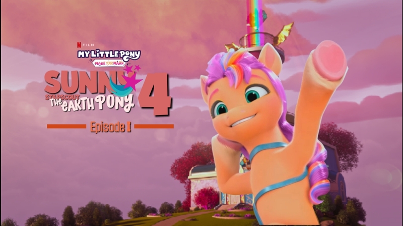 Size: 1285x720 | Tagged: safe, artist:alicorn-stevonnie, derpibooru import, edit, edited screencap, screencap, sunny starscout, earth pony, pony, g5, my little pony: make your mark, my little pony: make your mark chapter 2, spoiler:g5, spoiler:my little pony: make your mark, spoiler:my little pony: make your mark chapter 2, spoiler:mymc02e03, spoiler:mymc02e08, bipedal, cloud, crystal brighthouse, cutie mark, derpibooru exclusive, dusk, female, game, have you seen this dragon?, hoof heart, image, jpeg, lens flare, mane stripe sunny, mare, maretime bay, netflix, not a vector, parody, portrait of a princess, rainbow, reference, scenery, screencap background, sky, solo, solo female, sonic the hedgehog (series), sonic the hedgehog 4, sonic the hedgehog 4: episode i, tree, underhoof