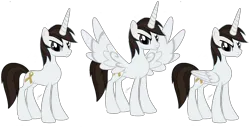Size: 4080x2080 | Tagged: safe, artist:matthewoc, derpibooru import, oc, oc:alicorn matthew, alicorn, pony, autism, autistic, base used, brown eyes, brown mane, brown tail, concave belly, concept, derpibooru exclusive, frown, g4, image, male, original character do not steal, png, reference, slender, solo, solo male, stallion, standing, tail, thin