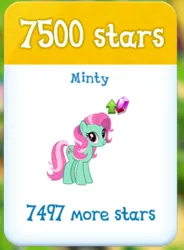 Size: 508x689 | Tagged: safe, derpibooru import, official, minty, minty (g4), earth pony, pony, g3, cute, g3 to g4, g4, gameloft, generation leap, image, mintabetes, png, solo