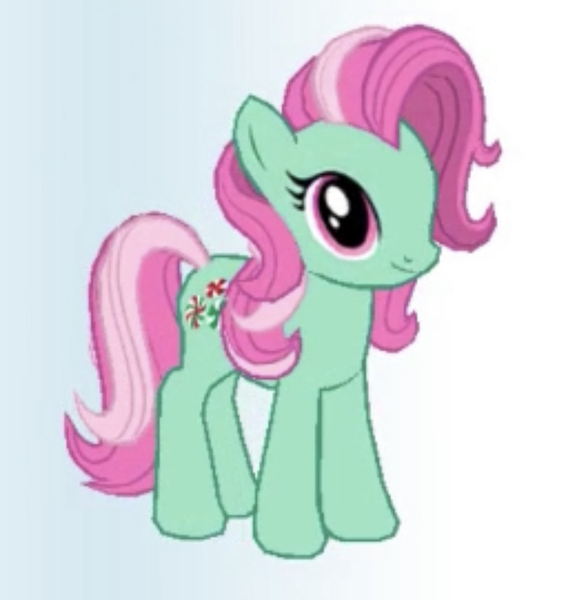 Size: 1000x1045 | Tagged: safe, derpibooru import, minty, minty (g4), earth pony, pony, g3, 3d, 3d model, g3 to g4, g4, gameloft, generation leap, image, png, solo