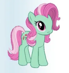 Size: 1000x1045 | Tagged: safe, derpibooru import, minty, minty (g4), earth pony, pony, g3, 3d, 3d model, g3 to g4, g4, gameloft, generation leap, image, png, solo