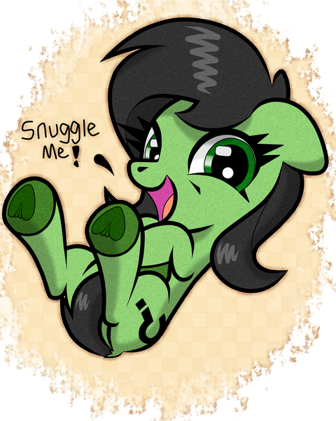 Size: 1200x1500 | Tagged: safe, artist:scandianon, derpibooru import, oc, oc:anonfilly, unofficial characters only, pony, belly, female, filly, floating, floppy ears, foal, frog (hoof), hooves, image, looking at you, open mouth, open smile, png, smiling, talking to viewer, underhoof
