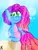 Size: 1620x2160 | Tagged: safe, artist:jesslmc16, derpibooru import, jellyfish, mermaid, pony, seapony (g4), unicorn, g5, background, blue background, blue eyes, blue mane, blue tail, bubble, comic, crepuscular rays, cute, digital art, dorsal fin, eyelashes, eyeshadow, female, fin, fish tail, floating, flowing mane, flowing tail, freckles, gem, happy, high res, hooves, horn, image, jewelry, light, looking at you, makeup, mane, mare, misty brightdawn, necklace, ocean, png, sand, scales, seaponified, seapony misty brightdawn, signature, simple background, smiling, smiling at you, solo, species swap, sunlight, swimming, tail, teeth, underwater, unshorn fetlocks, water