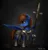 Size: 3512x3646 | Tagged: safe, artist:robin jacks, derpibooru import, oc, armor, image, png, spear, weapon