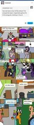 Size: 942x3418 | Tagged: safe, artist:ask-luciavampire, derpibooru import, oc, earth pony, pegasus, pony, undead, unicorn, vampire, vampony, academy, ask, horn, image, png, school, tumblr
