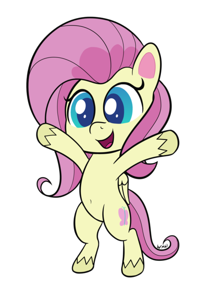 Size: 1873x2718 | Tagged: safe, artist:wapamario63, ponerpics import, ponybooru import, fluttershy, pegasus, pony, my little pony: pony life, belly button, bipedal, crotchboobs, cute, female, image, mare, nudity, open mouth, png, simple background, solo, spread legs, spreading, transparent background