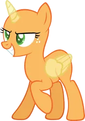 Size: 718x1024 | Tagged: safe, derpibooru import, applejack, oc, unofficial characters only, earth pony, pony, base, earth pony oc, female, freckles, frown, g4, image, png, raised hoof, smiling, walking