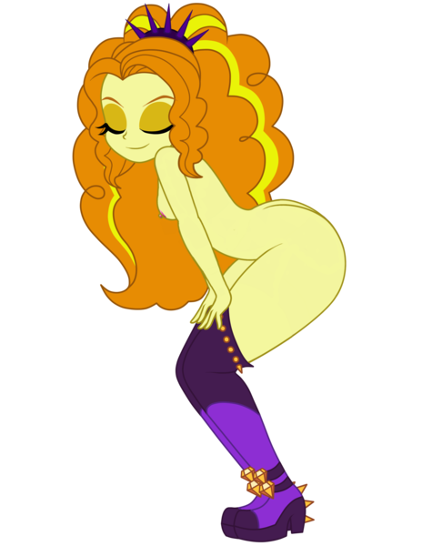 Size: 1700x2100 | Tagged: questionable, derpibooru import, edit, adagio dazzle, equestria girls, breasts, clothes, delicious flat chest, flatdagio dazzle, g4, image, nude edit, nudity, png, shoes, shoes only