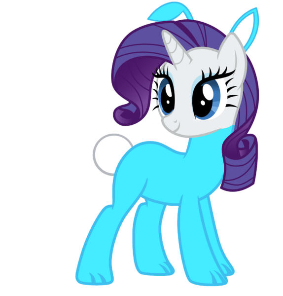 Size: 827x864 | Tagged: safe, artist:lizzmcclin, derpibooru import, rarity, pony, unicorn, animal costume, bunny costume, bunny ears, clothes, costume, female, g4, horn, image, png, simple background, smiling, transparent background