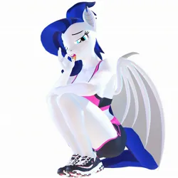 Size: 2160x2160 | Tagged: suggestive, artist:runic_the_wolf, ponerpics import, oc, unofficial characters only, 3d, ahegao, breasts, clothes, female, image, jpeg, open mouth, shoes, socks, tongue out, tracksuit