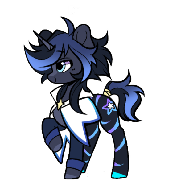 Size: 1000x1000 | Tagged: safe, artist:tresmariasarts, derpibooru import, oc, oc:onyx star, unofficial characters only, bat pony, bat pony unicorn, hybrid, pony, unicorn, bat eyes, bat pony oc, bat wings, cloak, clothes, colored hooves, colorful, fangs, gradient mane, gradient tail, heterochromia, horn, hybrid oc, image, leg stripes, male, png, simple background, smiling, solo, stallion, stars, stripes, tail, transparent background, wings