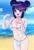 Size: 1351x2000 | Tagged: artist needed, suggestive, derpibooru import, sci-twi, twilight sparkle, human, equestria girls, alternate hairstyle, anime, anime style, beach, beautiful, beautiful eyes, beautisexy, belly button, bestie, big breasts, bikini, blue sky, breasts, busty sci-twi, busty twilight sparkle, clothes, cloud, crotch bulge, cute, cute face, cute porn, cutie mark hair accessory, cutie mark hairpin, eyebrows visible through hair, female, fetish, futa, futa on female, futa sci-twi, futa twilight sparkle, g4, girly, good girl, good girl twilight, hair accessory, hair bun, hairpin, hairstyle, humanized, image, intersex, interspecies, inviting, light blue bikini, light blue bra, light blue underwear, light skin, multicolored hair, ocean, open mouth, open smile, png, purple eyes, purple hair, reasonably shaped breasts, reasonably sized breasts, sand, sexy, smiling, solo, solo female, solo futa, stupid sexy sci-twi, stupid sexy twilight, swimsuit, teenage girls, teenager, twin hair bun, two toned hair, water, white pupils