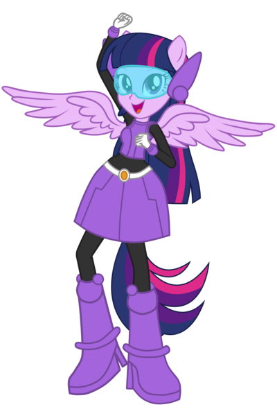 Size: 2000x3000 | Tagged: safe, artist:floralisole, artist:sugar-loop, artist:user15432, derpibooru import, edit, vector edit, twilight sparkle, twilight sparkle (alicorn), alicorn, human, equestria girls, belt, boots, clothes, gloves, high heel boots, image, looking at you, mask, masked, open mouth, open smile, pegasus wings, png, ponied up, princess peach showtime, shoes, simple background, superhero, superhero costume, transparent background, vector, wings