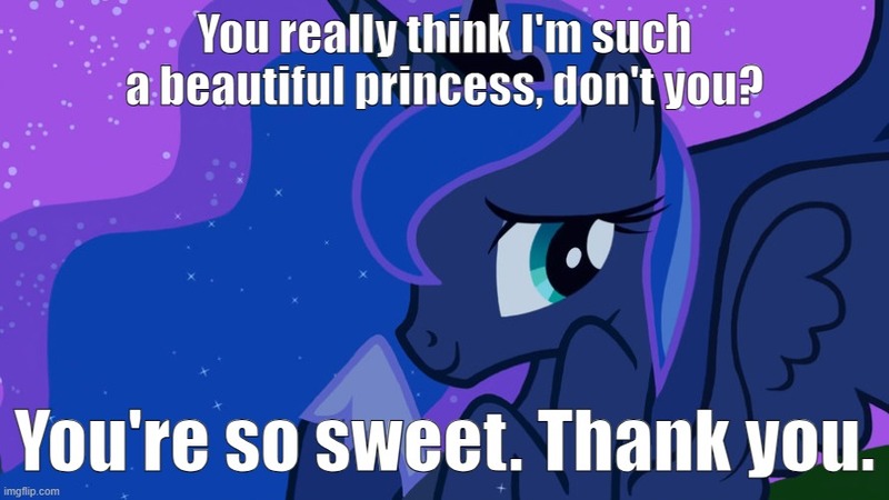 Size: 889x500 | Tagged: safe, derpibooru import, edit, edited screencap, screencap, princess luna, beautiful, caption, cute, image, image macro, imgflip, jpeg, lunabetes, talking to viewer, text