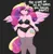 Size: 3000x3050 | Tagged: suggestive, artist:flutterthrash, derpibooru import, princess cadance, alicorn, anthro, belly button, big breasts, black background, black underwear, bra, breasts, busty princess cadance, cleavage, clothes, cutie mark, dialogue, eyeshadow, female, g4, horn, image, lidded eyes, makeup, midriff, panties, png, simple background, socks, solo, solo female, stockings, thigh highs, underwear, wide hips, wings