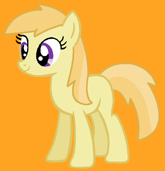 Size: 529x546 | Tagged: safe, artist:frozengembases, artist:maddiewondermanforever36, noi, earth pony, pony, adult blank flank, alternate universe, background pony, base used, blank flank, cute, female, g4, image, mare, noiabetes, older, older noi, orange background, png, simple background, smiling, solo