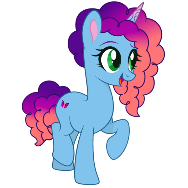 Size: 3600x3600 | Tagged: safe, artist:ramixe dash, derpibooru import, pony, unicorn, g5, base used, colored horn, female, g4, g5 to g4, generation leap, horn, image, mare, misty brightdawn, png, rebirth misty, simple background, solo, transparent background